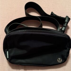 lululemon athletica Black Belt Bag. Like NEW condition!